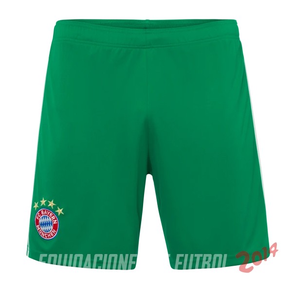 Camiseta Del Bayern Munich Pantalones Portero Verde 2019/2020