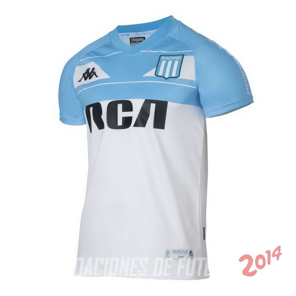 Camiseta Del Racing Club Primera 100th Blanco Azul