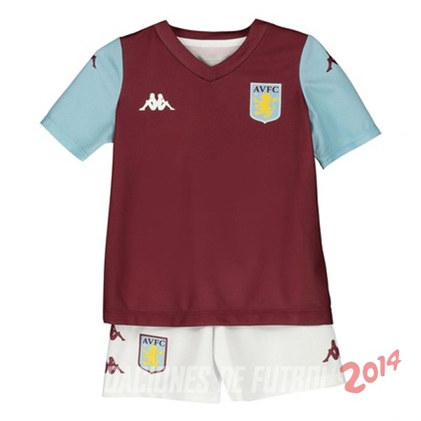 Camiseta Del Conjunto Completo Aston Villa Nino Primera 2019/2020