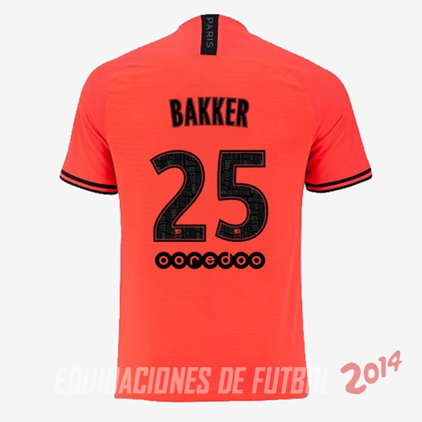 Bakker de Camiseta Del PSG Segunda 2019/2020