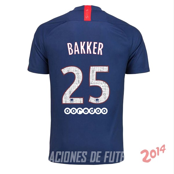 Bakker de Camiseta Del PSG Primera 2019/2020