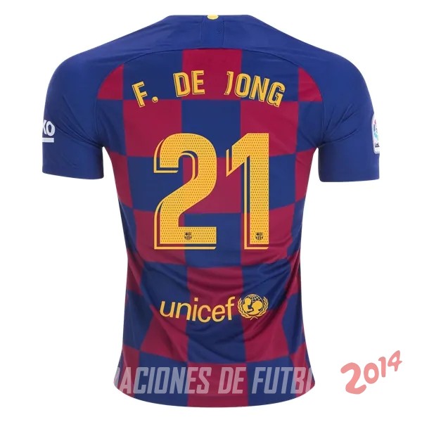De Jong de Camiseta Del Barcelona Primera 2019/2020