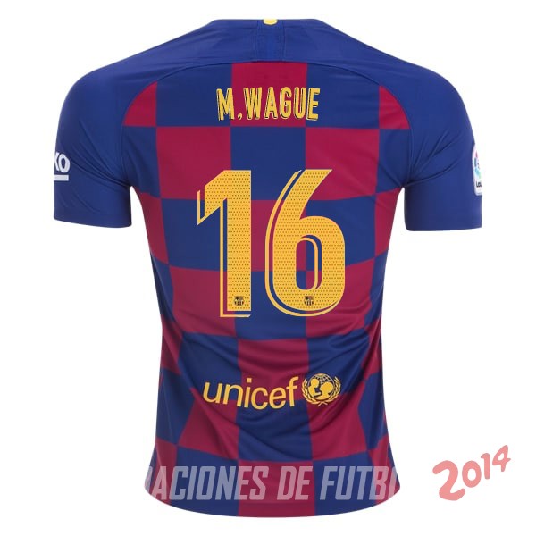 Wague de Camiseta Del Barcelona Primera 2019/2020