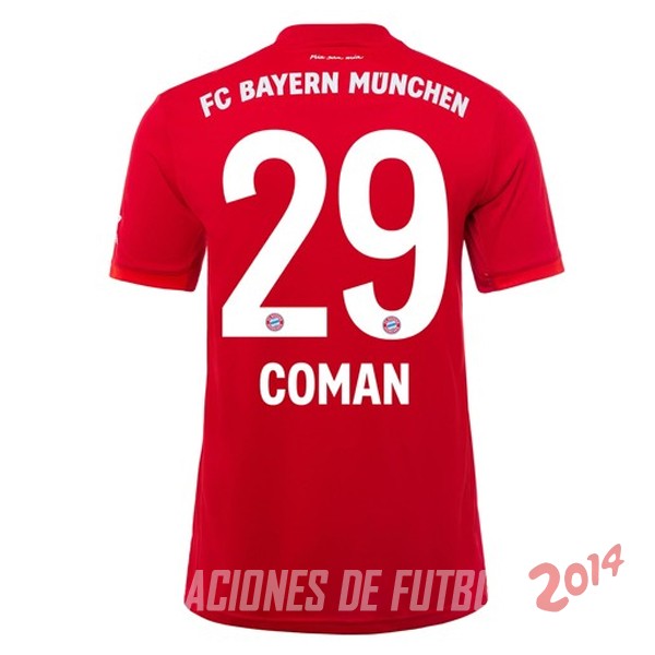 Coman De Camiseta Del Bayern Munich Primera 2019/2020