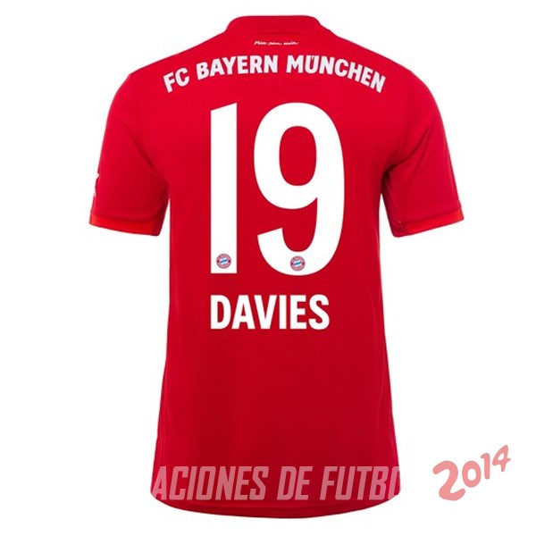 Davies De Camiseta Del Bayern Munich Primera 2019/2020