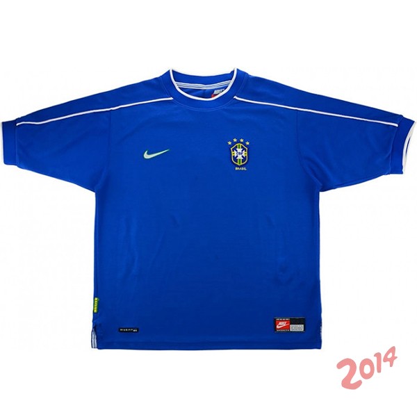 Retro Camiseta De Brasil de la Seleccion Segunda 1998