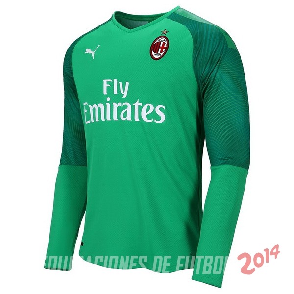 CamisetaDel AC Milan Manga Larga Portero 2019/2020 Verde
