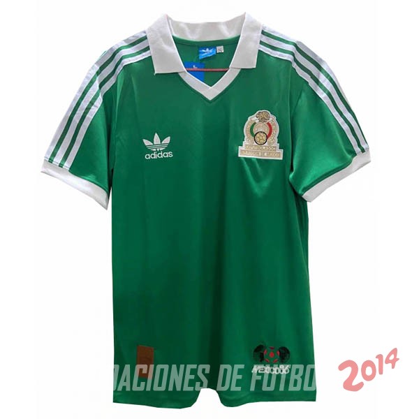 Retro Camiseta De Mexico de la Seleccion Primera 1986