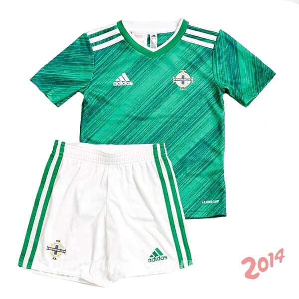 Camiseta Del Conjunto Completo Irlanda Del Norte Nino Primera Equipacion 2020