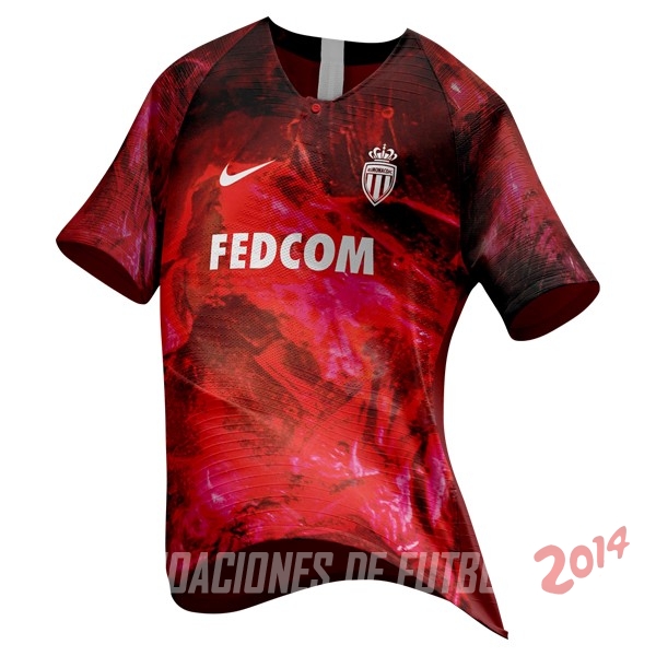Camiseta Del AS Monaco EA Sport Rojo 2018/2019