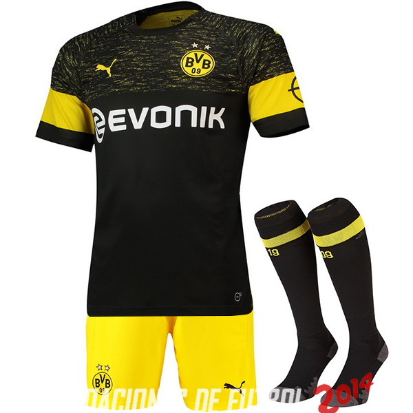 Camiseta （Pantalones+Calcetines）Borussia Dortmund Segunda Equipacion 2018/2019