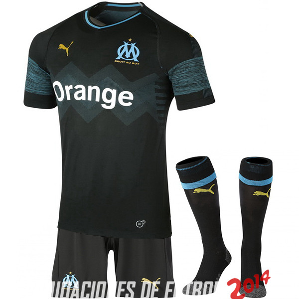 Camiseta （Pantalones+Calcetines）Del Marseille Segunda Equipacion 2018/2019