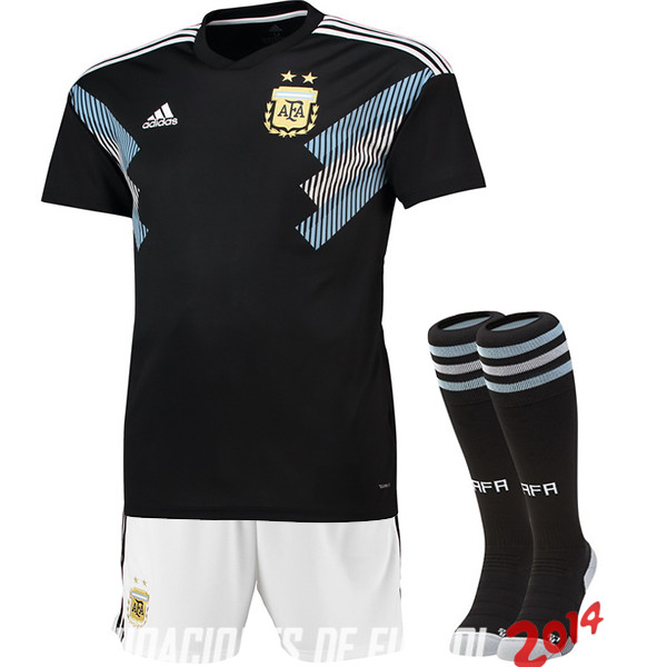 Camiseta （Pantalones+Calcetines）De Argentina de la Seleccion Segunda 2018