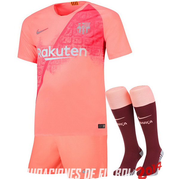 Camiseta （Pantalones+Calcetines）Del Barcelona Tercera 2018/2019