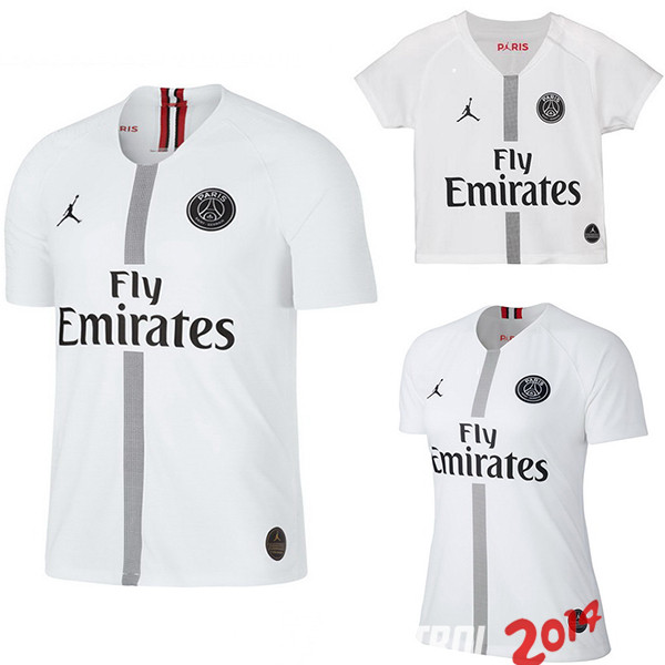 Camiseta （Mujer+Ninos）Del Paris Saint Germain Tercera Segunda 2018/2019