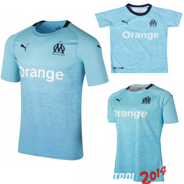 Camiseta （Mujer+Ninos）Del Marseille Tercera Equipacion 2018/2019