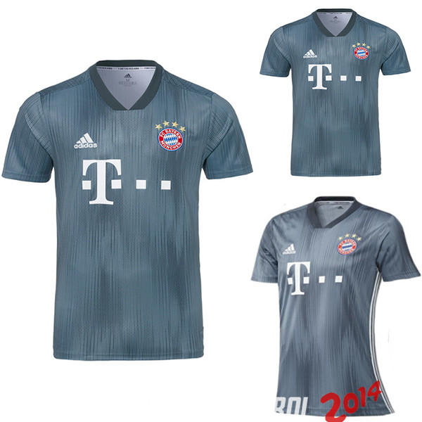 Camiseta （Mujer+Ninos）Del Bayern Munich Tercera 2018/2019