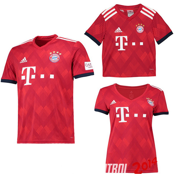 Camiseta （Mujer+Ninos）Del Bayern Munich Primera 2018/2019