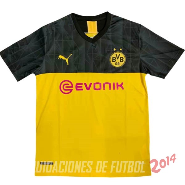 Camiseta Del Borussia Dortmund CHAMPIONS LEAGUE 2019/2020 Amarillo Negro