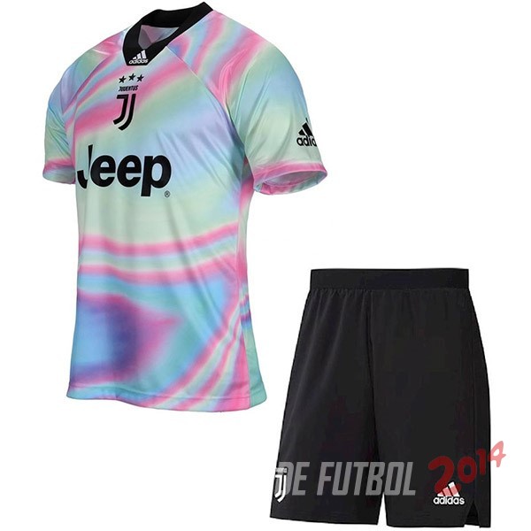 Camiseta Del Juventus Nino EA Sport 2018/2019 Rosa