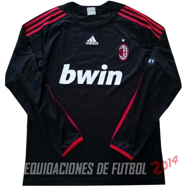 Retro Camiseta De AC Milan Manga Larga Tercera 2009/2010