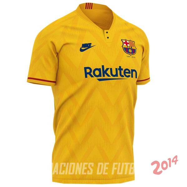 Camiseta Del Barcelona 120th Amarillo