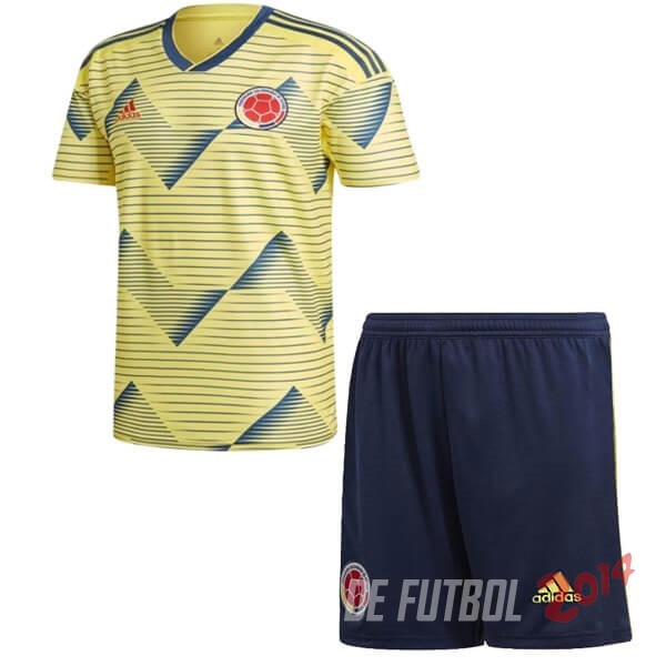 Camiseta Del Colombia Nino Primera 2019