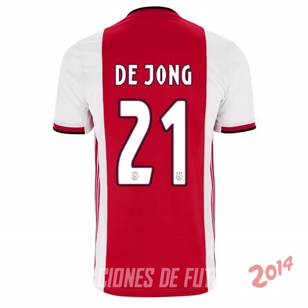De Jong de Camiseta Del Ajax Primera Equipacion 2019/2020
