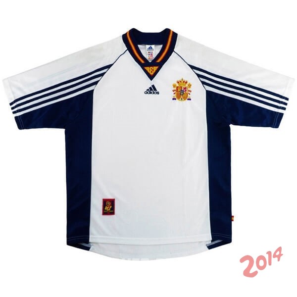 Retro Camiseta De España de la Seleccion Segunda 1998
