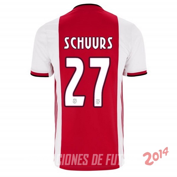 Schuurs de Camiseta Del Ajax Primera Equipacion 2019/2020