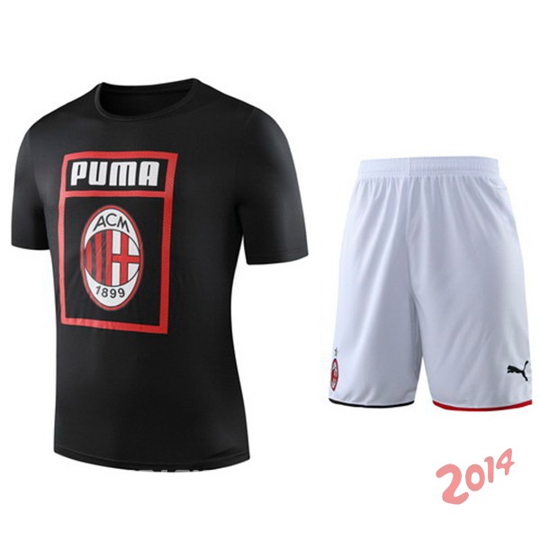 Entrenamiento AC Milan Conjunto Completo 2019/2020 Negro Blanco
