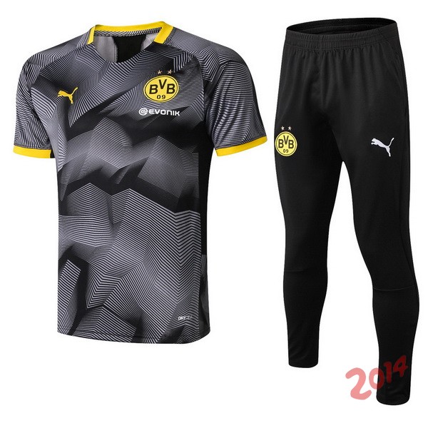 Entrenamiento Borussia Dortmund Conjunto Completo 2018/2019 Gris Negro