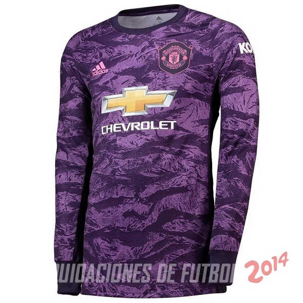 Camiseta Del Manchester United Manga Larga Portero Purpura 2018/2019