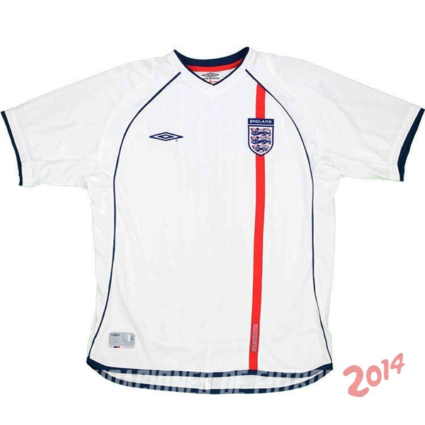 Retro Camiseta De Inglaterra de la Seleccion Primera 2002