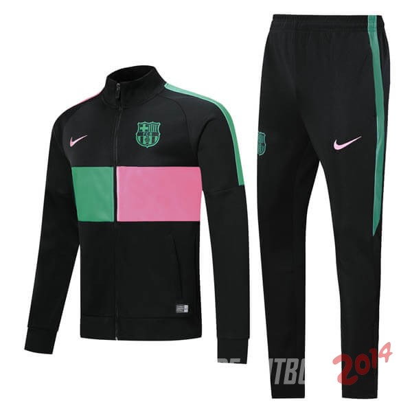 Chandal Barcelona Verde Rosa Negro 2019/2020
