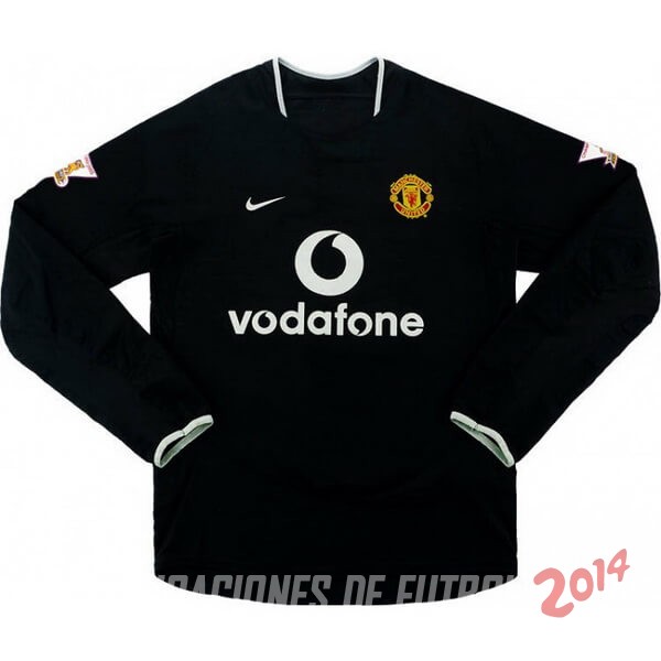 Retro Camiseta De Manga Larga Manchester United de la Seleccion Segunda 2003/2005