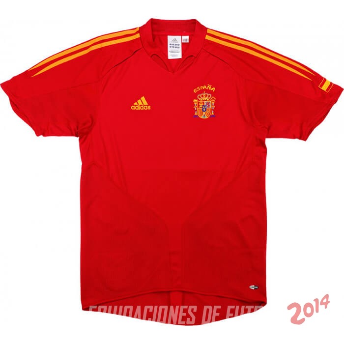 Retro Camiseta De España de la Seleccion Primera 2004/2006