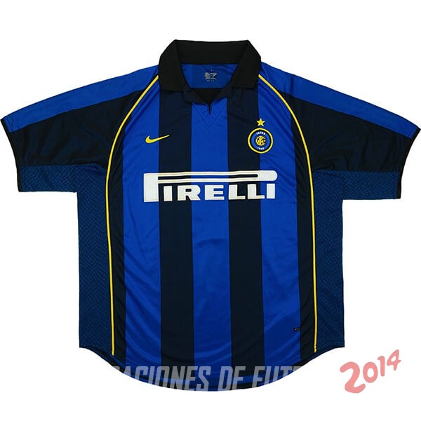 Retro Camiseta De Inter Milán Primera 2001/2002