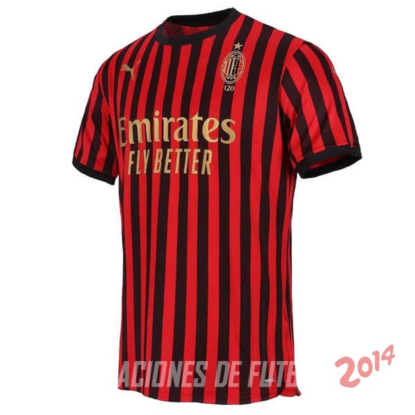 Camiseta Del Camiseta AC Milan 120th Rojo