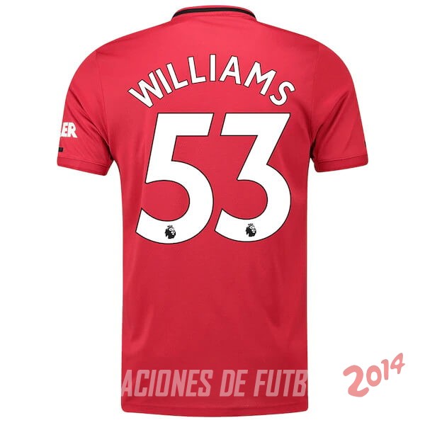 Williams Camiseta Del Manchester United Primera 2019/2020