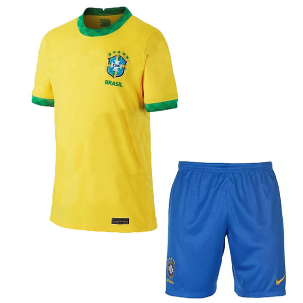 Camiseta Del Conjunto Completo Brasil Nino Primera 2020