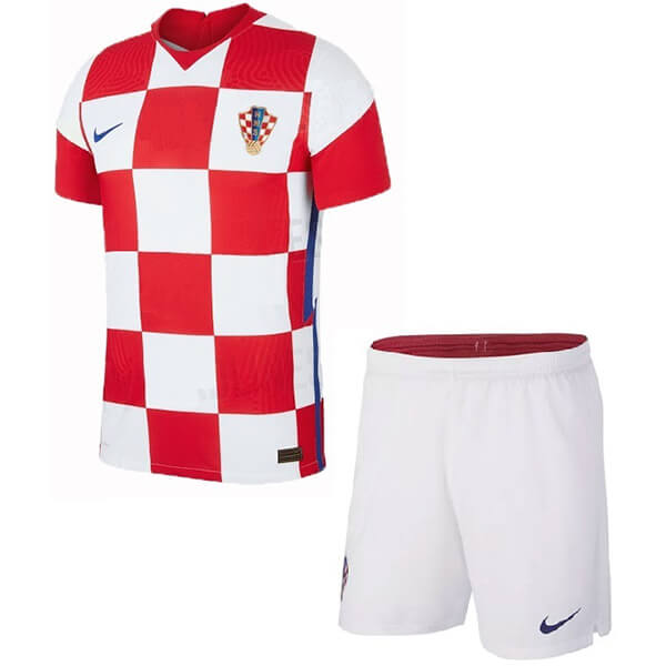 Camiseta Del Conjunto Completo Croatia Nino Primera 2020