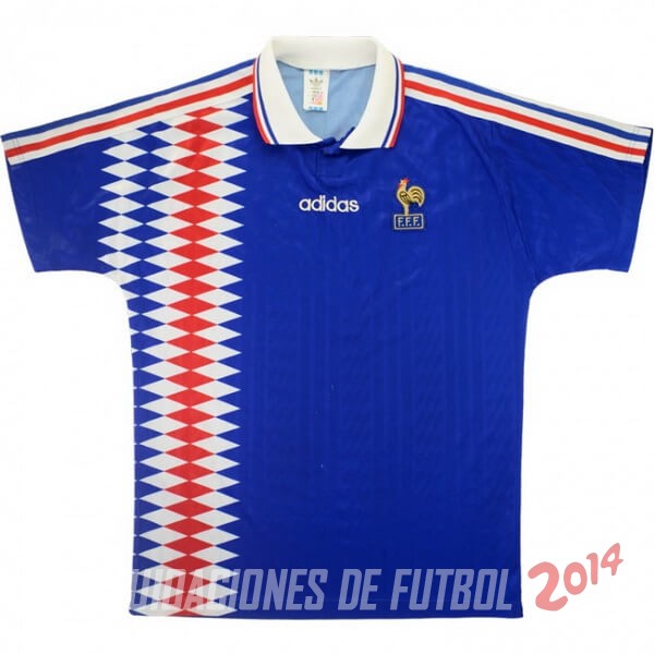 Retro Camiseta De Francia de la Seleccion Primera 1994