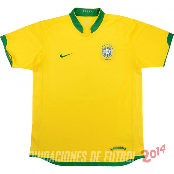 Retro Camiseta De Brasil de la Seleccion Primera 2006