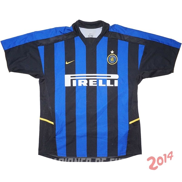 Retro Camiseta De Inter Milán de la Seleccion Primera 2002/2003