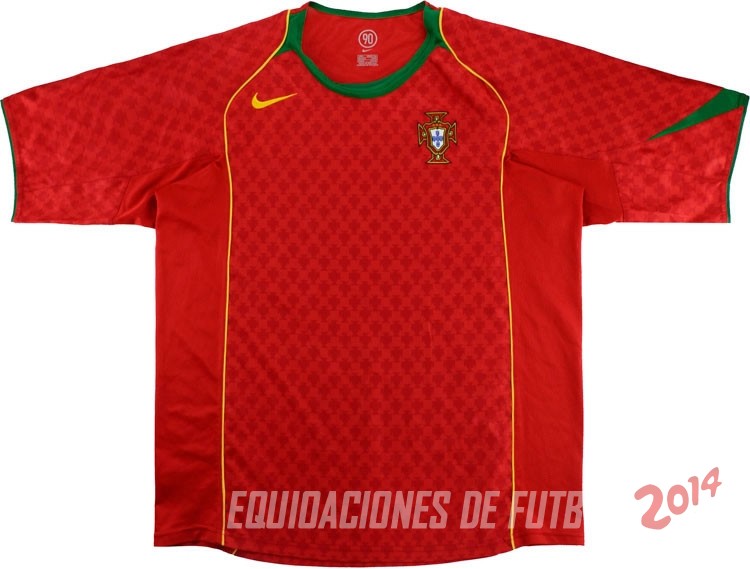 Retro Camiseta De Portugal de la Seleccion Primera 2004