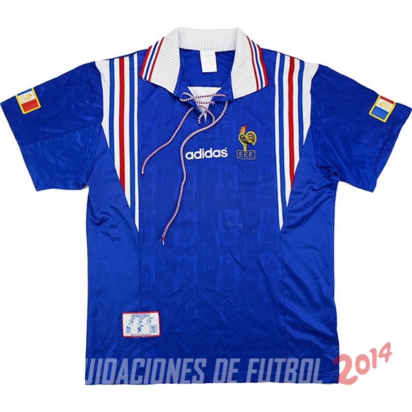 Retro Camiseta De Francia de la Seleccion Primera 1996