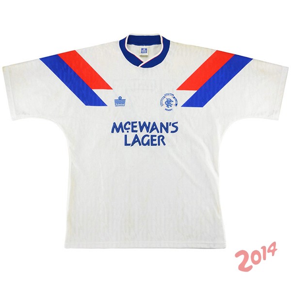Retro Camiseta De Glasgow Rangers de la Seleccion Segunda 1990-1992