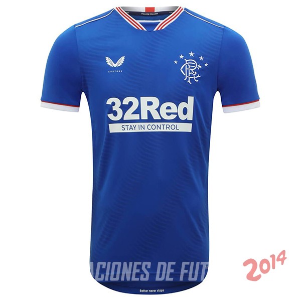 Camiseta Del Glasgow Rangers Primera Equipacion 2020/2021