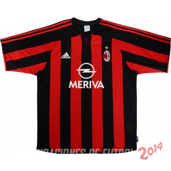 Retro Camiseta De AC Milan de la Seleccion Primera 2003-2004